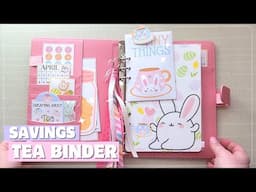 🐇Sharing My Savings Challenge Tea Binder