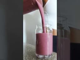 60g Protein Smoothie (No Protein Powder!) 🍓💪🏾 #highproteinrecipes #proteinsmoothie