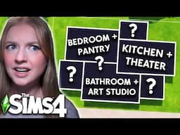 the sims 4 but every room is TWO different rooms