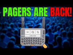 PAGERS ARE BACK AND ARE BEING USED BY SMART PEOPLE!