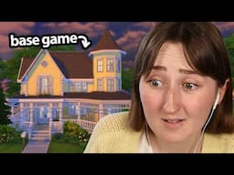 building a *FANCY* base game house in the sims! (Streamed 4/21/25)