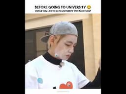 Would you like to go to university with Taehyung ?😍 #bts #kimtaehyung #ytshorts
