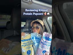 Trying Khloud Protein Popcorn #khloud #popcorn #khloudproteinpopcorn #foodreview