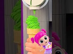 What 🟢🩷🟣 COLOR ice cream🍦 can we make for SUMMER?! #icecream #shorts