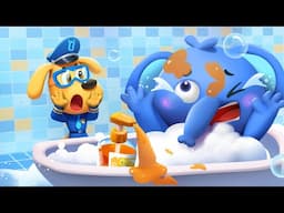 Don't Play with Soap | Bathroom Safety Rules | Sheriff Labrador | BabyBus TV