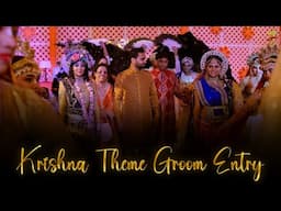 Delhi Wedding 2025 | Krishna Theme Entry | Bride & Groom Entry | by Zenith Dance Troupe