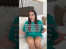 Have you experienced this with your doctor when explaining your PCOS symptoms? #pcos