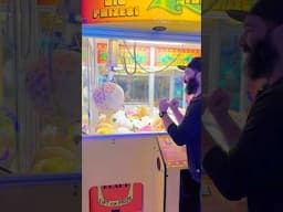 Right after someone said “you can’t win those games” - yes you can!! #clawmachine #squishmallows