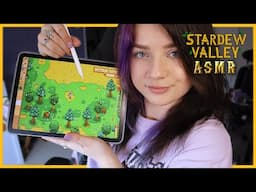 ASMR Playing Stardew Valley on my iPad 🐔 Screen Tapping