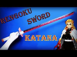 Как сделать катану из бумаги Катана Кенджиро RENGOKU  Клинок рассекающий демонов из бумаги