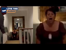 Man nails hilarious marshmallow putt into wife’s mouth | LOVE THIS!