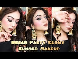 Garmiyo Me Glowy Long Lasting Makeup kaise karte || super Long Lasting makeup For party