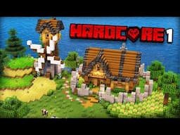 The PERFECT Start on my ISLAND ONLY Minecraft Hardcore World (#1)