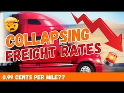 COLLAPSING Freight Rates - How Low Can It Go?!