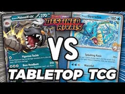 Can Arven's Mabostiff ex Defeat Misty's Gyarados in this Destined Rivals Tabletop Match!?