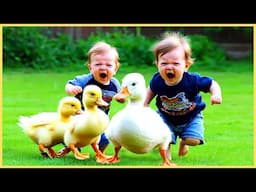 99% FAILS: Funny Baby Playing Outdoor Compilaiton