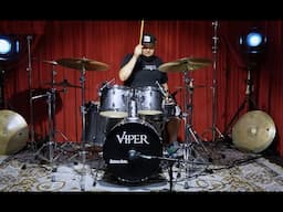 Boa e Barata! Bateria VIPER by X-Pro C.Ibañez Silver Sparkle