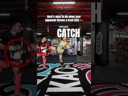 Here’s what to do when your opponent throws a front kick 🥊 #shorts