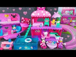 Satisfying with Unboxing Disney Minnie Mouse Cute House Playset, Toys Collection Review ASMR