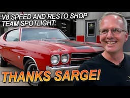 🇺🇸 From a 1970 Chevelle SS 396 to the USAF C130 to the V8 Speed and Resto Shop - Thank You "Sarge!"