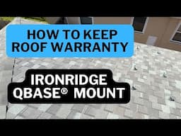 Keep roof warranty when installing solar panels