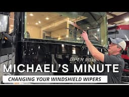 Michael's Minute | Changing Your Windshield Wipers