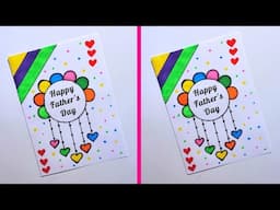DIY  Cute Fathers Day Greeting Card easy | How to make father's day card | Fathers day card 2024🥸