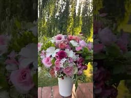 Spring Flower Arrangement picked from the garden