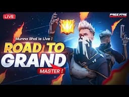 Grandmaster Live Rank Push Free Fire Telugu  - Munna Bhai is Live  - Telugu Gaming Live #MBG