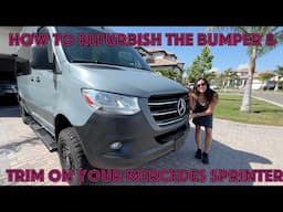 DIY: How To Paint The Bumper, Grill, & Trim On Your Mercedes Sprinter Van