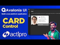 Avalonia Tutorial: Implement Card Control with MVVM | ActiPro Controls | Cross Platform