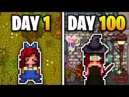 I Played 100 Days of Stardew Valley as a WITCH