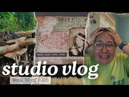 Studio Vlog 22 | Art Journaling, ICAD Prep, Patreon, Jewelry-making, Cooking, Daily Life