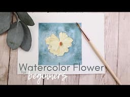 Easy Watercolour Flower