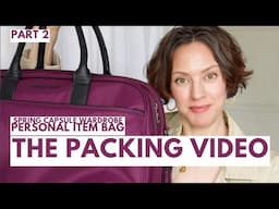 Minimalist Packing for Multiple Activities in a Personal Item Bag