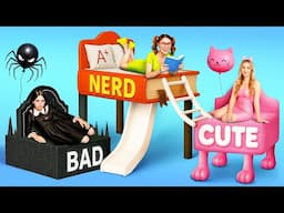 We Build a  Squid Game Doll Bunk Bed in Real Life!