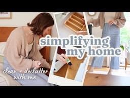 SIMPLIFYING My Home 📦 Declutter, clean & organize messy spots with me