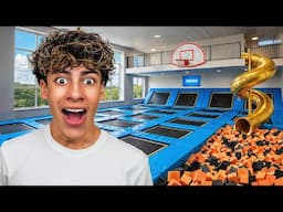 I Built a Trampoline Park INSIDE My House