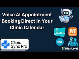 🎙️ How to Enable Voice AI Booking with JaneApp & Cliniko Calendars | Sync Guide for Clinics