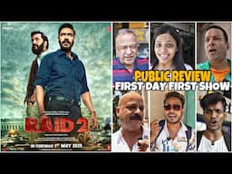 RAID 2 Movie | Public Review | First Day First Show | Ajay Devgn, Riteish Deshmukh, Saurabh Shukla