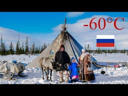 Survival in the Arctic Cold.Unique Nomad Home in the Tundra! Russia
