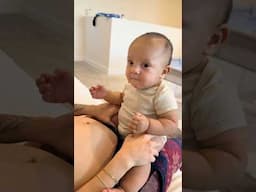 His reaction is everything 🤣❤️ #shorts #baby