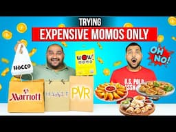 Trying Expensive Momos Only | Momos Challenge | Viwa Food World