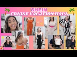 🚢 NEW 🏖️ SHEIN CRUISE VACATION HAUL | SUMMER OUTFITS FOR CURVY GIRLS | MID-SIZE SUMMER OUTFITS