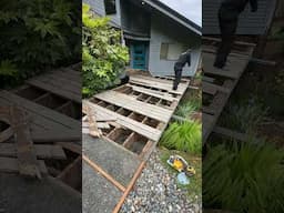 Front deck demolition