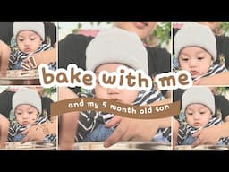 Vlog 1 | Bake with me and my 5 month old son