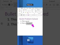 How To STOP Auto Bold In Word Bullet Points NOW