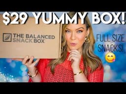 The Balanced Snack Box April 2025 Unboxing + Coupon Code | IT'S BACK!!!
