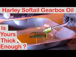 Harley Heritage Softail:-  Gearbox / Transmission Oil Change !