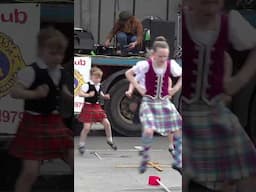 #sworddance #highlanddancing display by young #dancers at 2024 #stonehaven Feein' Market #shorts